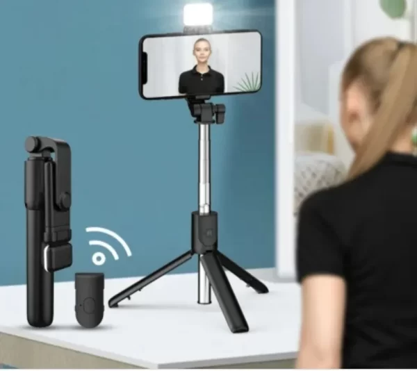 Bluetooth Selfie Stick And Tripod With Remote